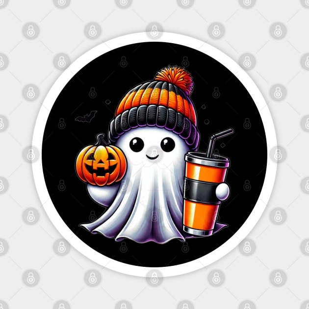 Halloween boo graphic Magnet by Graphic tees